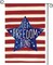 Patriotic Watercolor Stars and Stripes Let Freedom Ring Garden Flag Double Sided Outside, 4th of July Independence Memorial Day Yard Outdoor Decoration 12 x 18 Inch